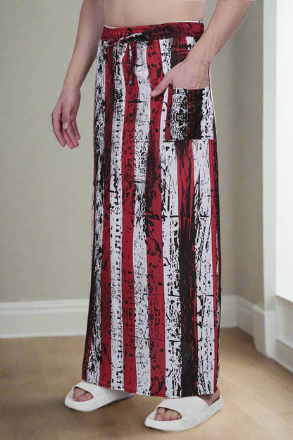 Stars & Stripes Printed PajamaLungi