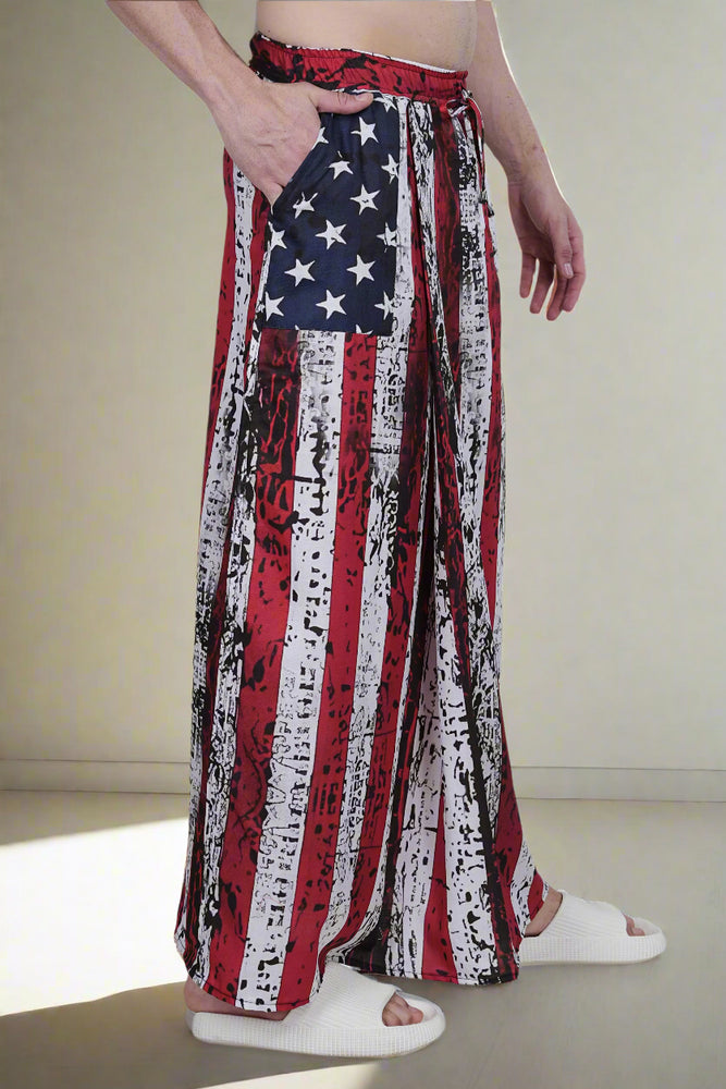 
                      
                        Stars & Stripes Printed Pajama Lungi kurta set
                      
                    