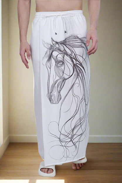 Horse Digital Print PajamaLungi