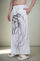 Horse Digital Print PajamaLungi