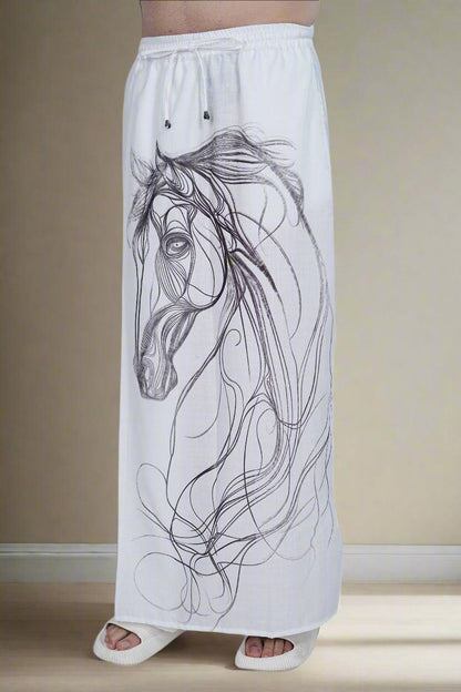 Horse Digital Print PajamaLungi