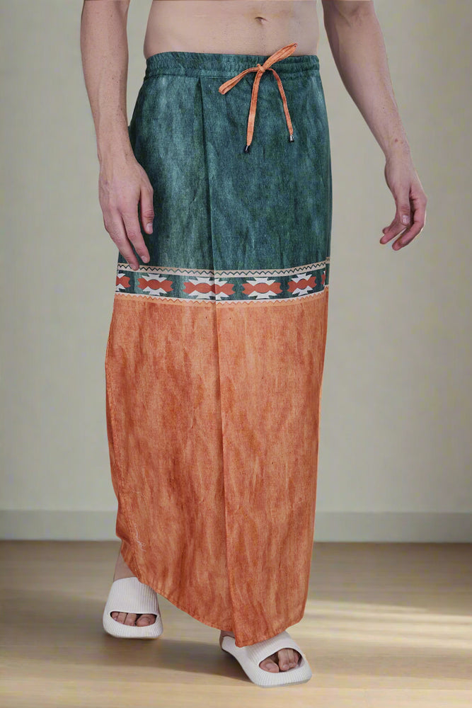 
                      
                        Rustic Boho Pajama Lungi kurta Set
                      
                    