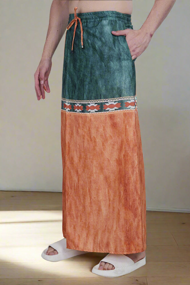 
                      
                        Rustic Boho Pajama Lungi kurta Set
                      
                    