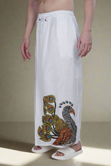 Peacock Print PajamaLungi