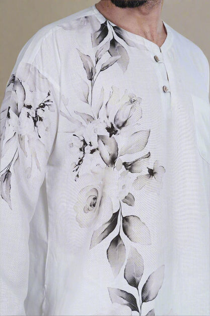 Floral Digital Printed PajamaLungi