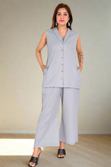 Slate Chic Cord Set