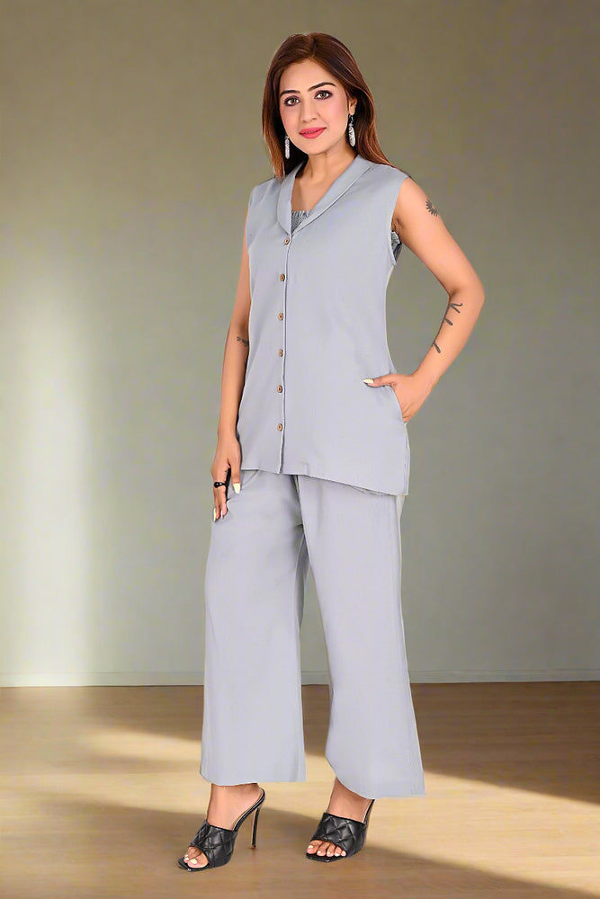 
                      
                        Slate Chic Cord Set
                      
                    