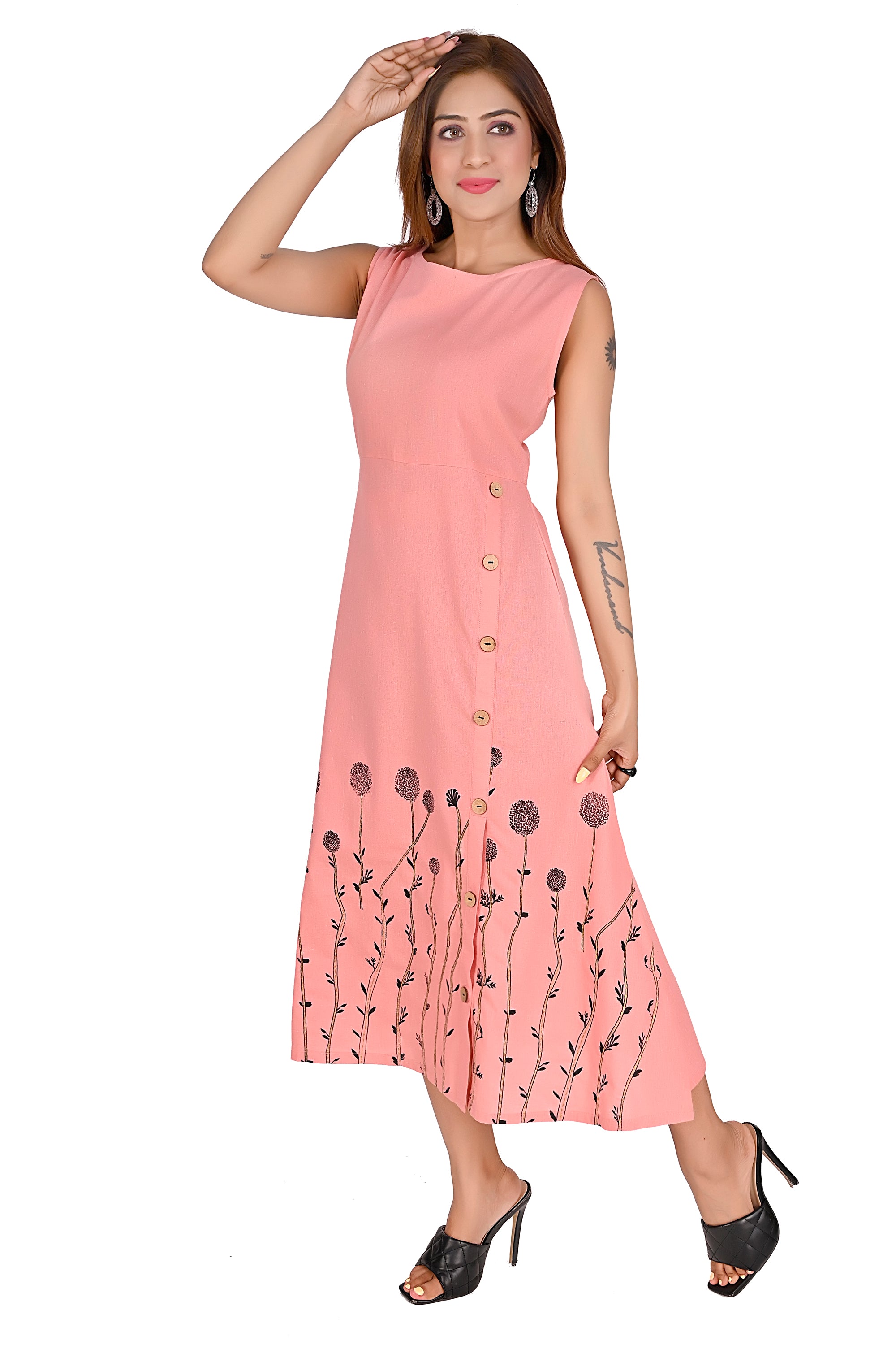 Pink Whispering Petals Dress