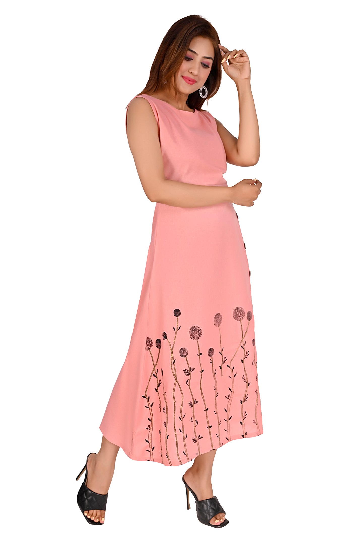 Pink Whispering Petals Dress