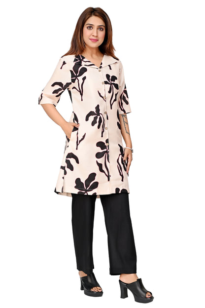 Women Floral Printed Kurta with Straight Pants