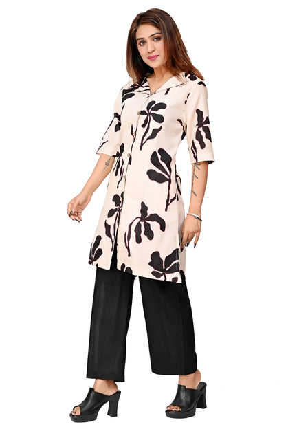 Women Floral Printed Kurta with Straight Pants
