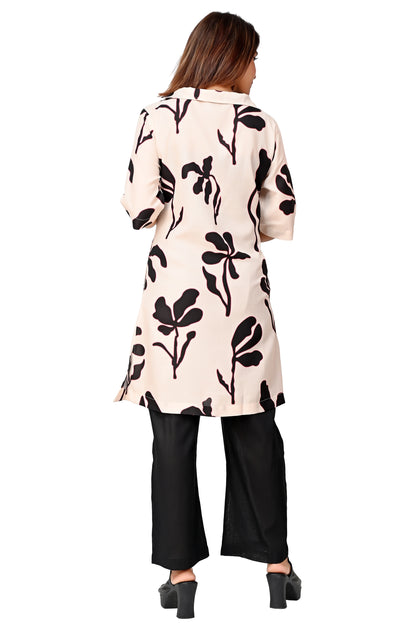 Women Floral Printed Kurta with Straight Pants
