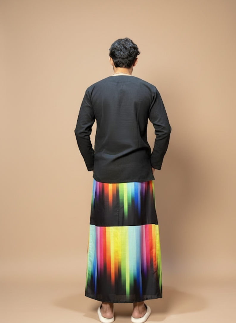 Vibrant Waves multicolor Pajamalungi