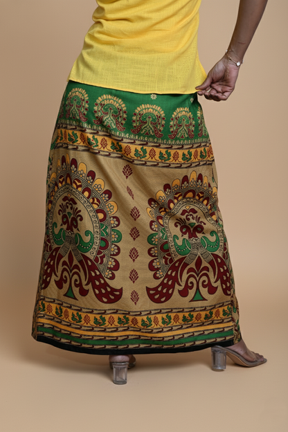 Women Solid Yellow Halfsleeve Kurti