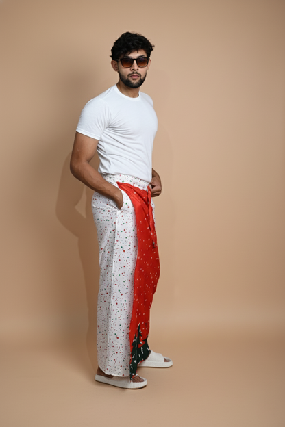 Red Snow/Tree-Line Pajamalungi