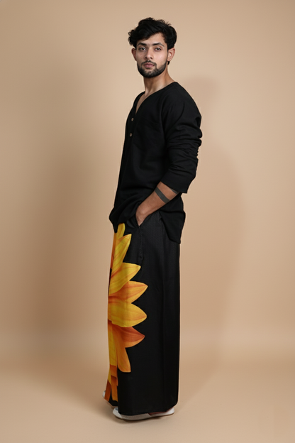 Sunflower Black  Pajamalungi