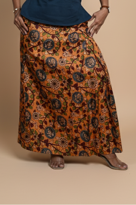 Women Tree Leaves Printed Pajamalungi