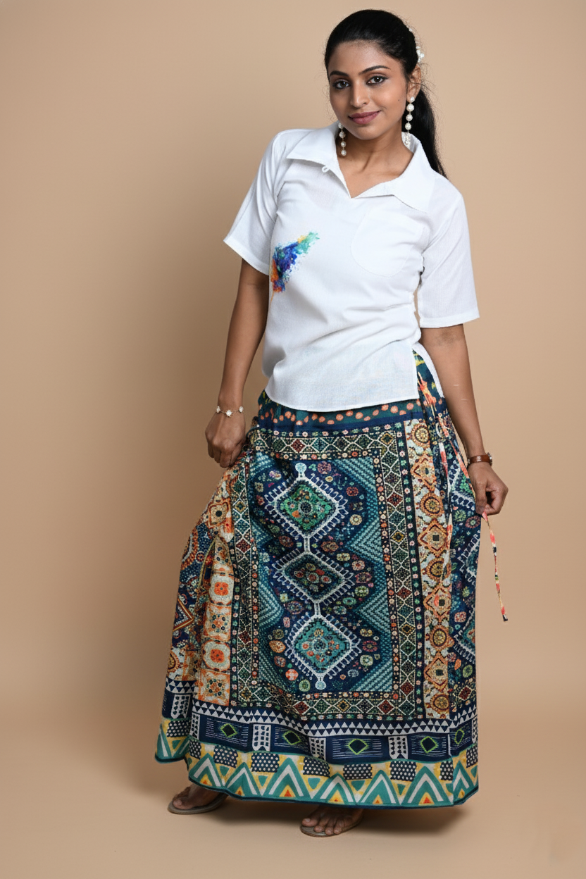 Women Plaid multicolor checked Pajamalungi