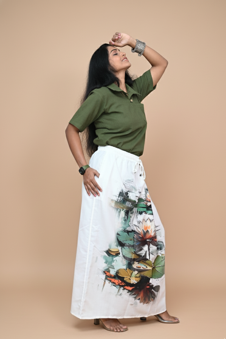 Women Serene Lotus Ensemble Pajamalungi