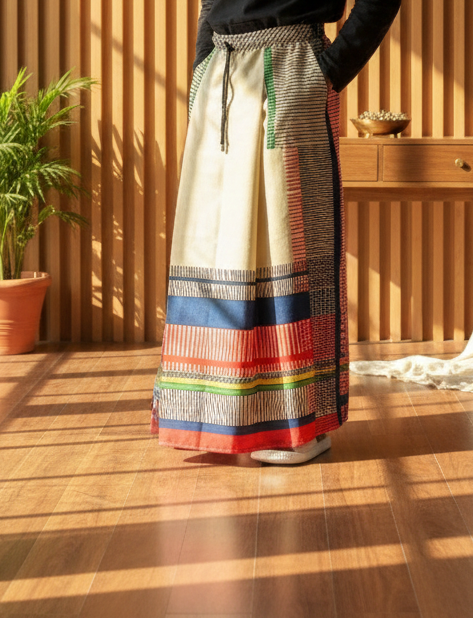 Men's Multicolor Geometric Print Pajamalungi