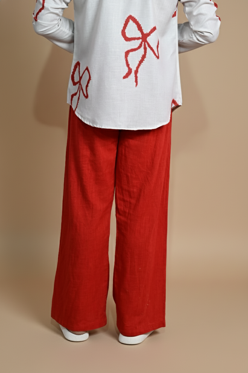 White Hertiage Boho Digital Print Kurta For Men