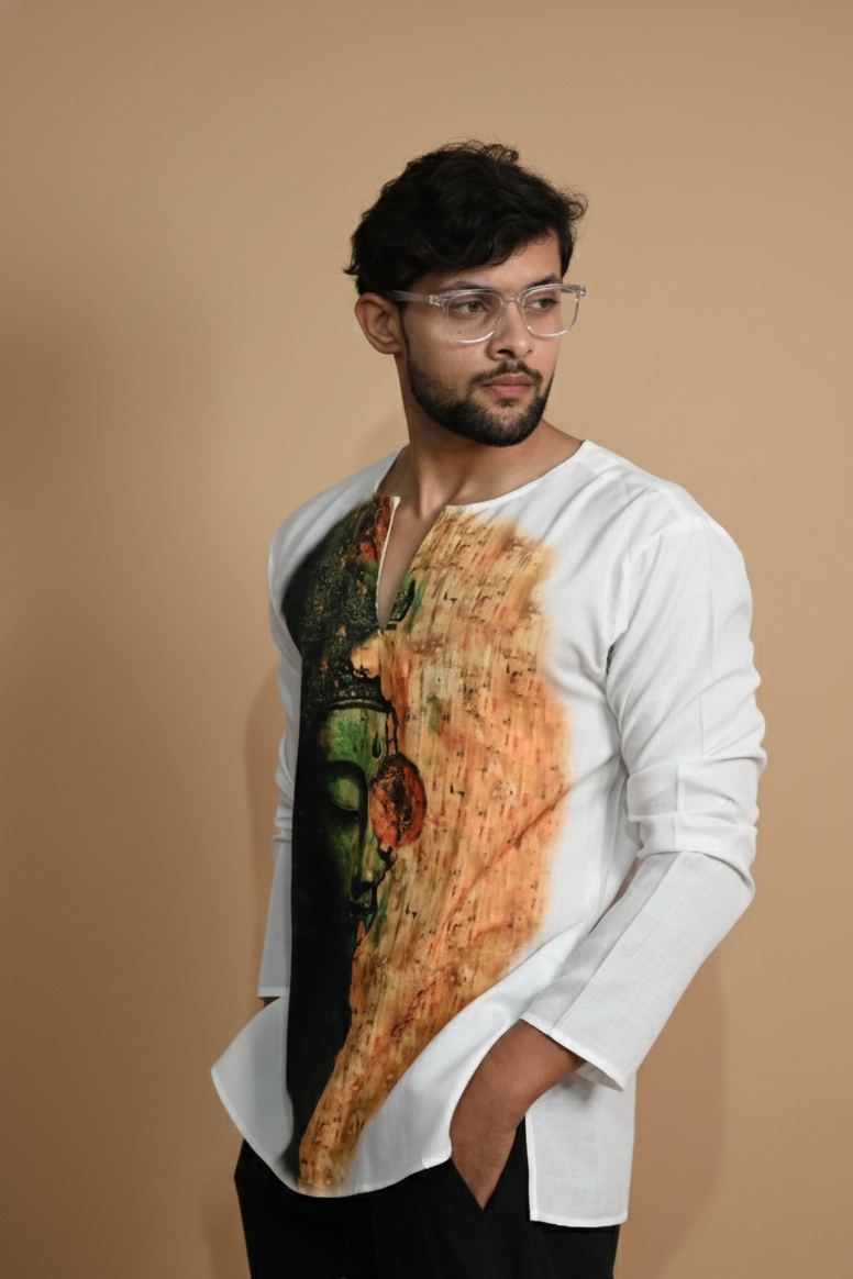 Sattva Style Cotton Kurta for Men