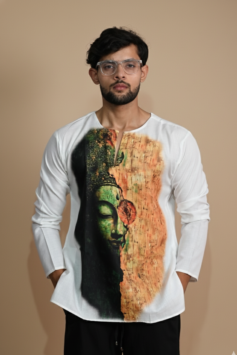 Sattva Style Cotton Kurta for Men