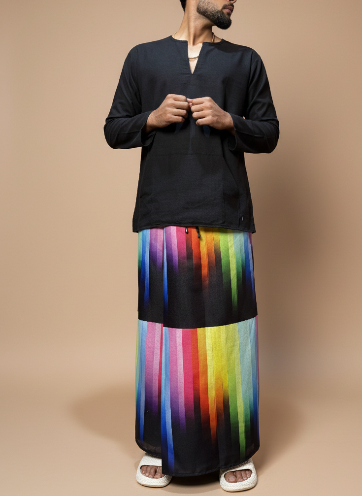 Vibrant Waves multicolor Pajamalungi