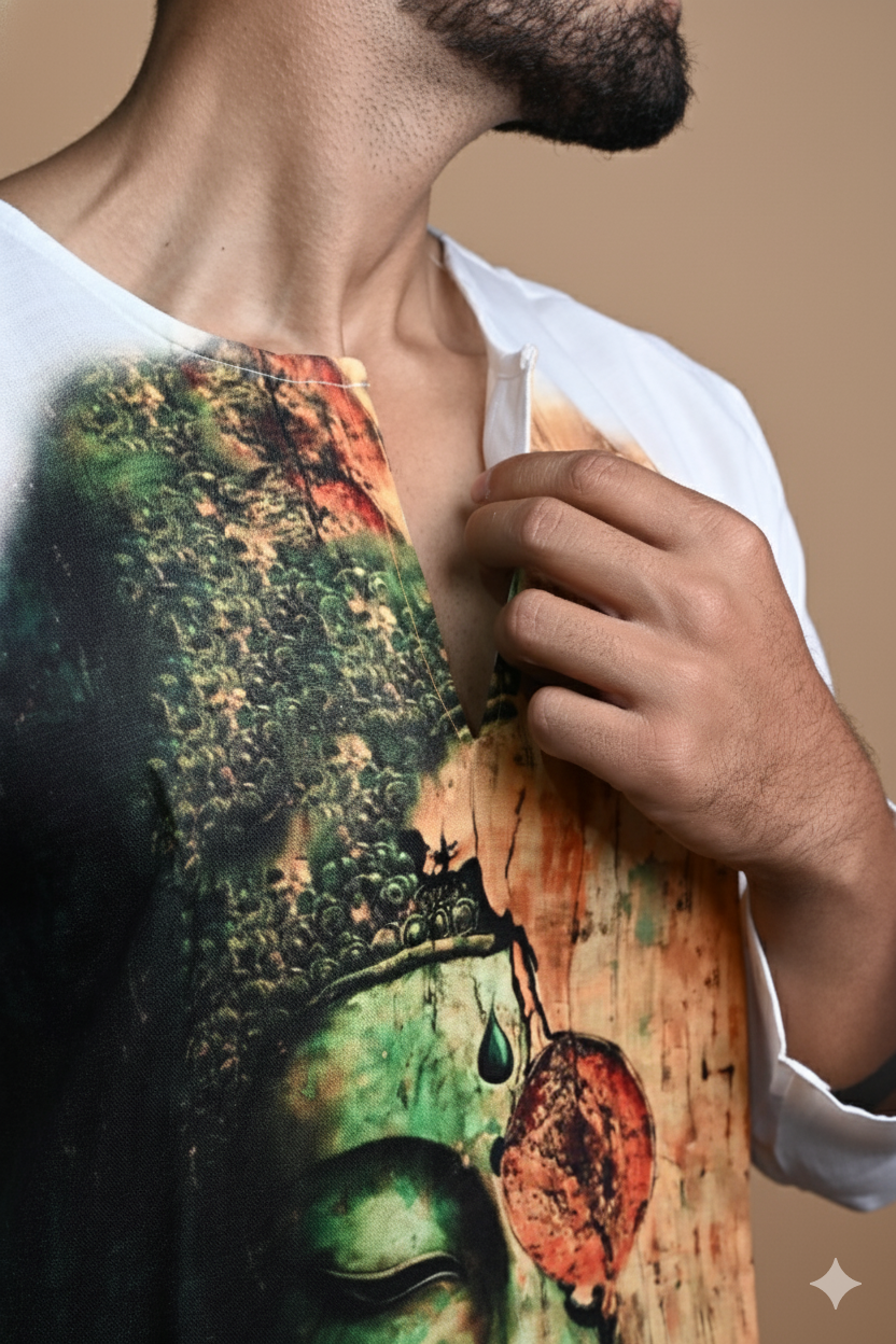 Sattva Style Cotton Kurta for Men