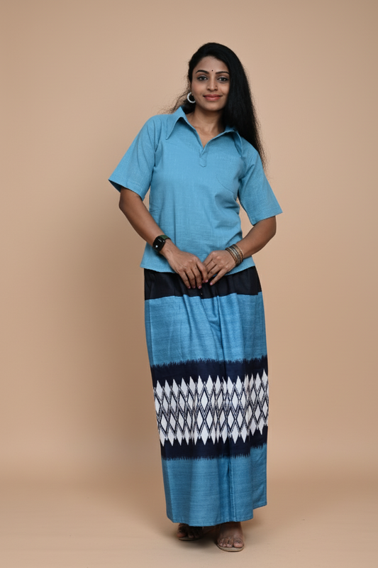 Women Ikat pattern Pajamalungi