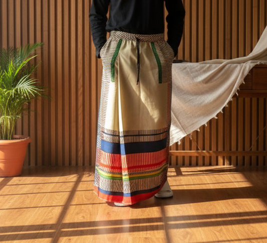 Men's Multicolor Geometric Print Pajamalungi