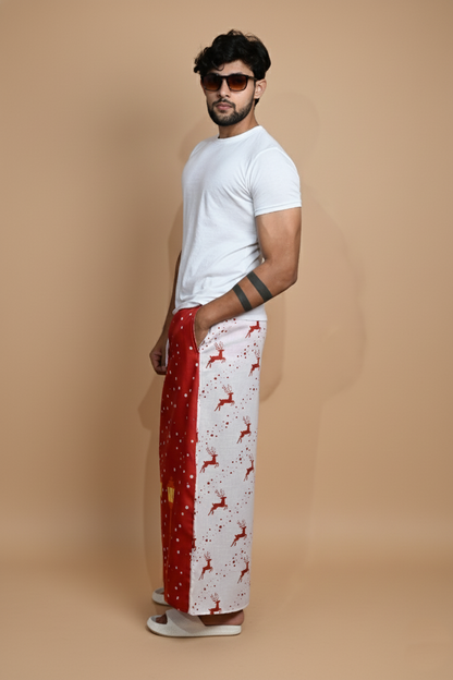 Red Snow/Lamppost Pajamalungi