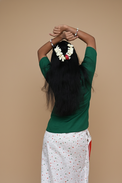 Women Christmas tree and snow pattern pajamalungi