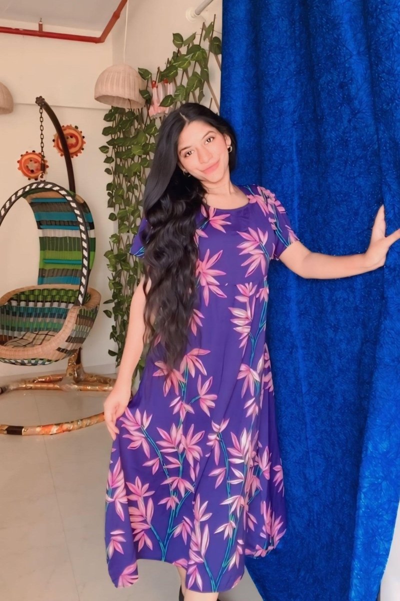 Twilight Blossom Dress - Nirmal Online
