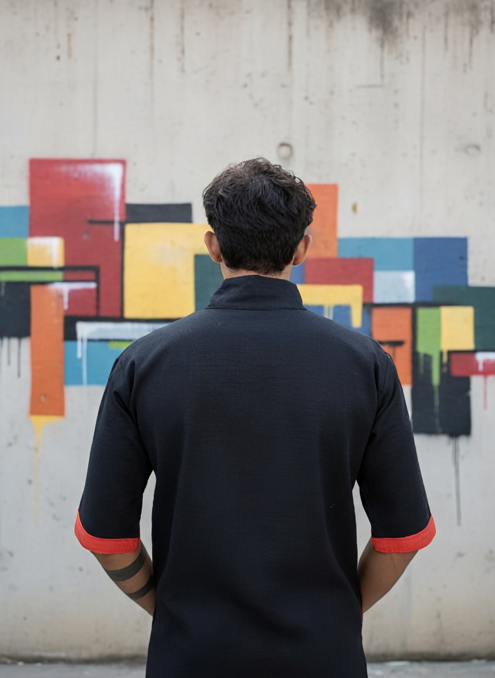 Rainbow multicolor digital print blazer for men – stylish party wear