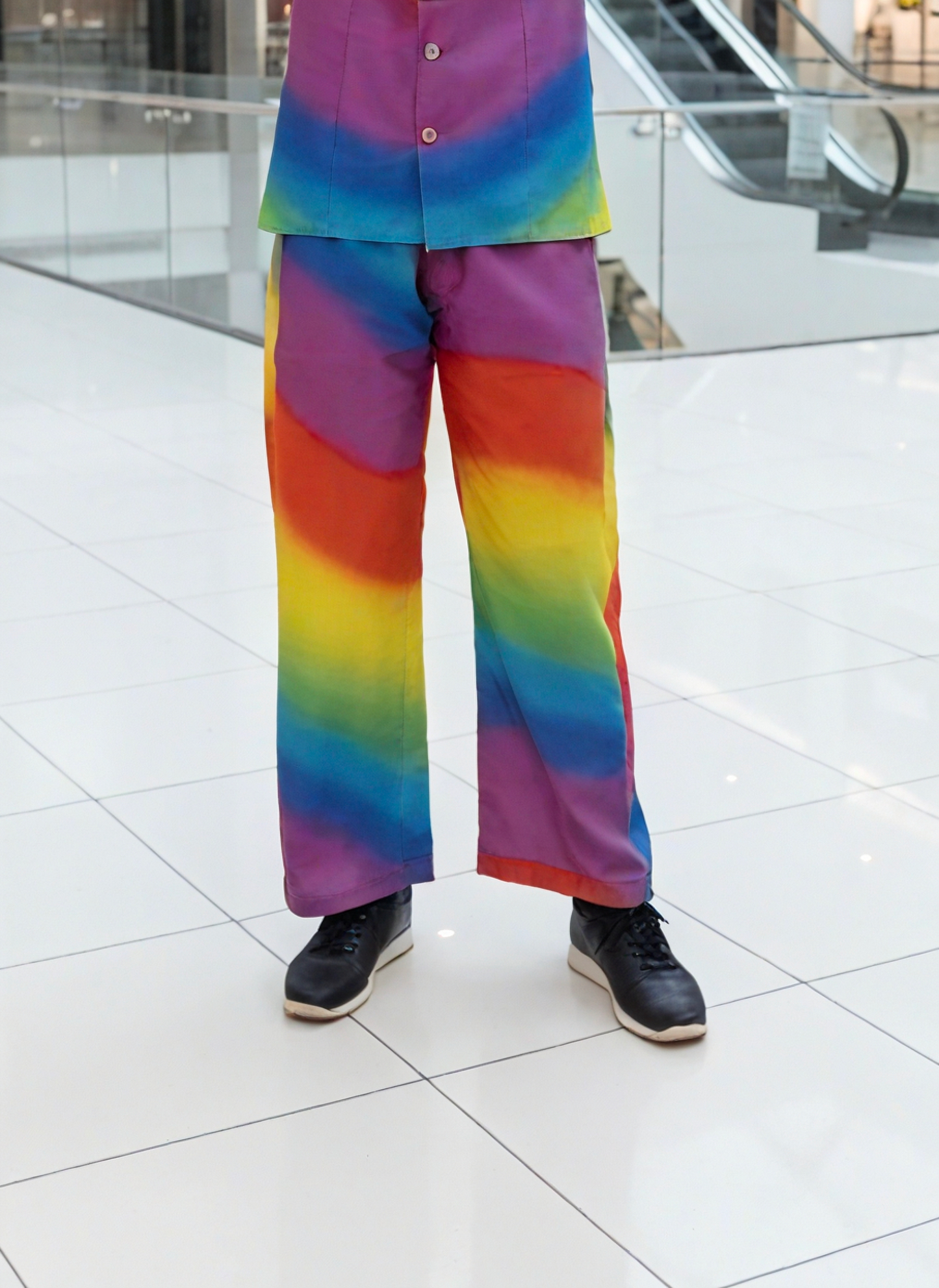rainbow multicolor pajama for men