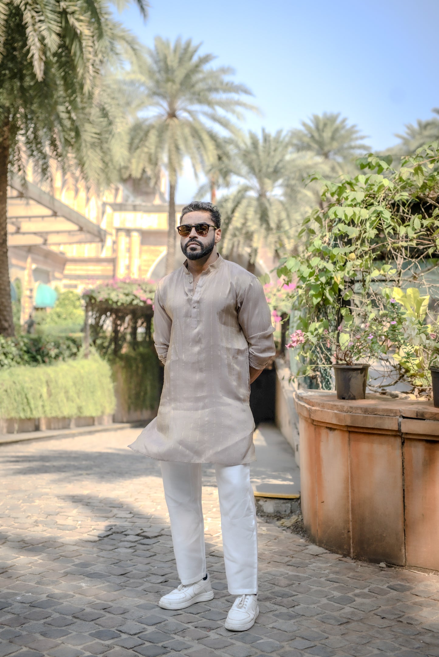 Golden Aura Kurta & Pajama Set