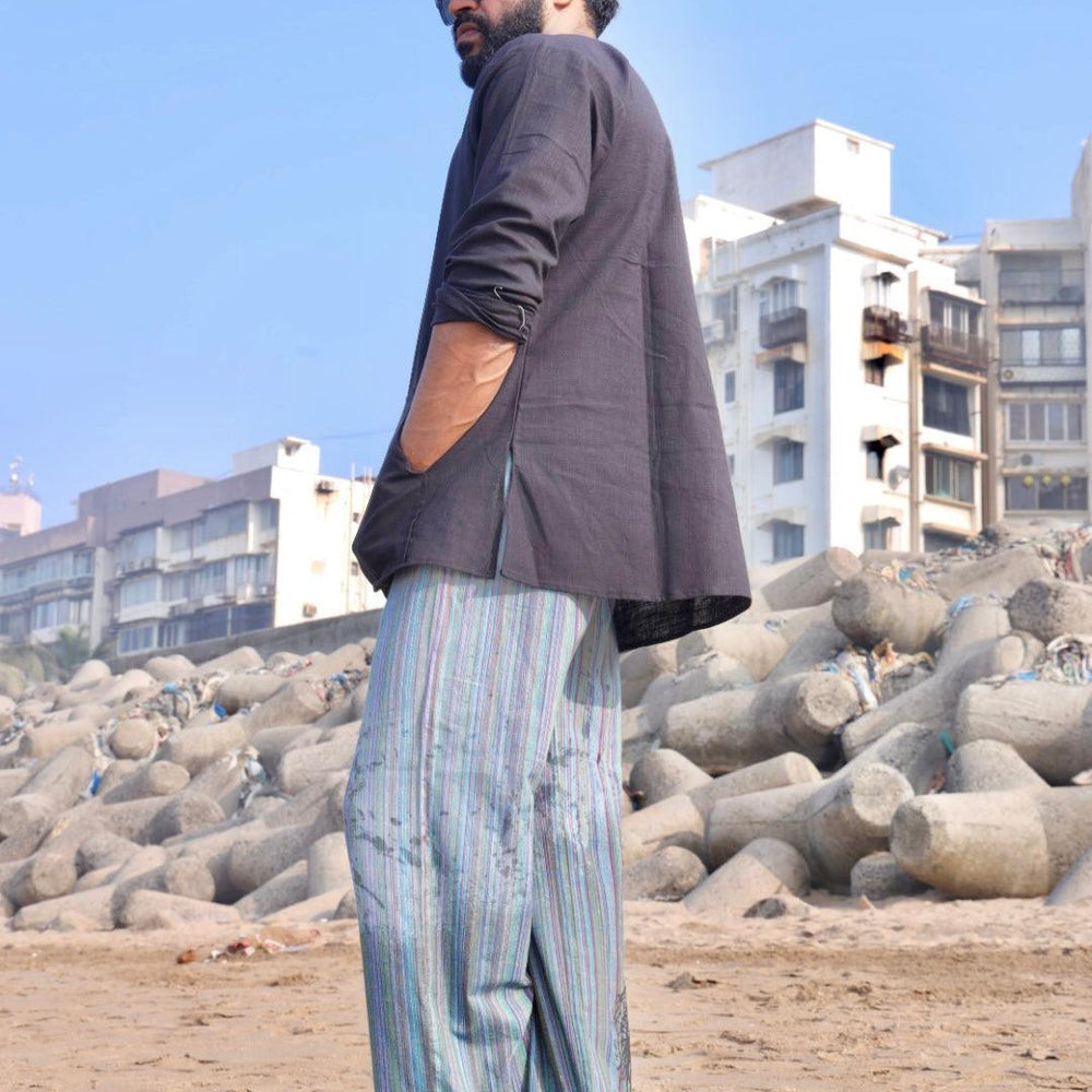 
                      
                        Black Cotton Kurta
                      
                    