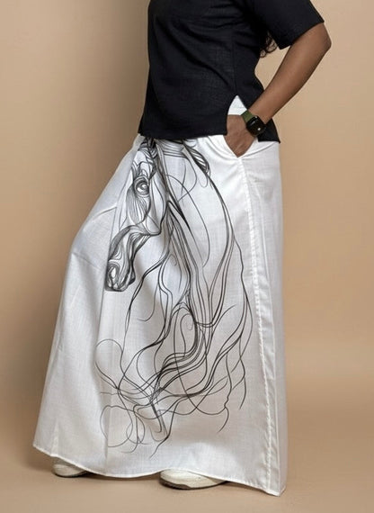 Women Horse digital Print Pajamalungi