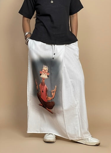 Women Peaceful Flamingo digital print Pajamalungi