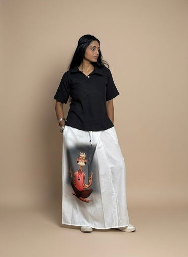 Women Peaceful Flamingo digital print Pajamalungi