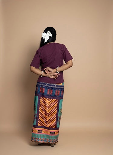 Women Wine Color Cotton Kurta