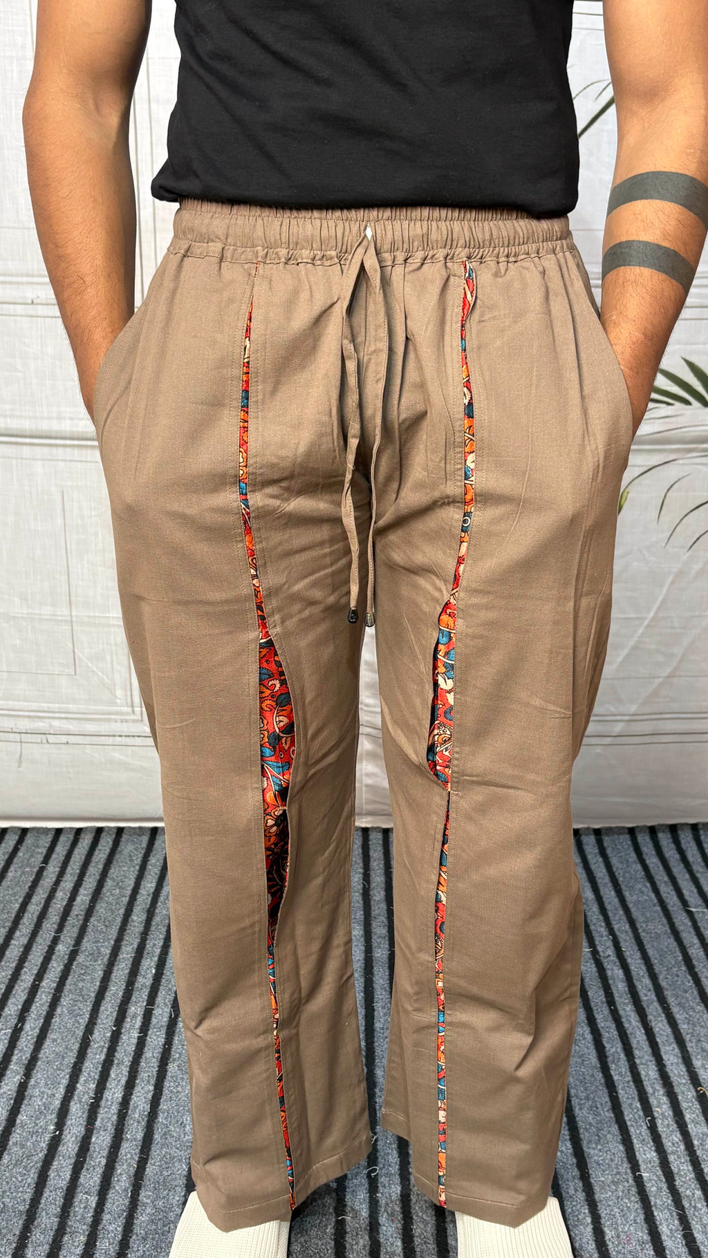 Men Classic Brown Designer Pajama