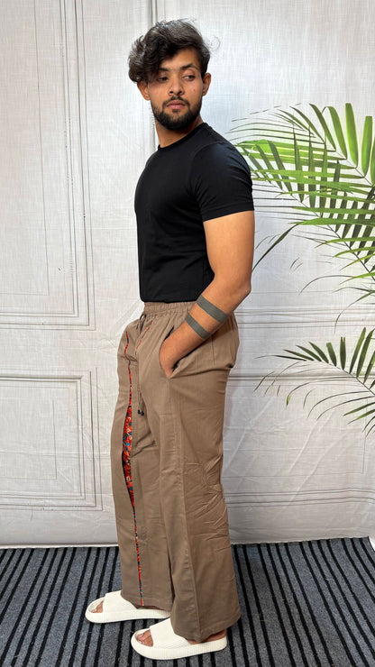 Men Classic Brown Designer Pajama