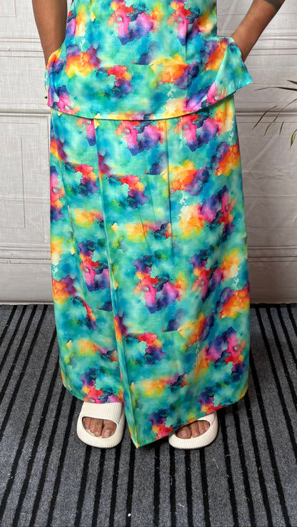 Men Watercolor Abstract Print pajamalungi