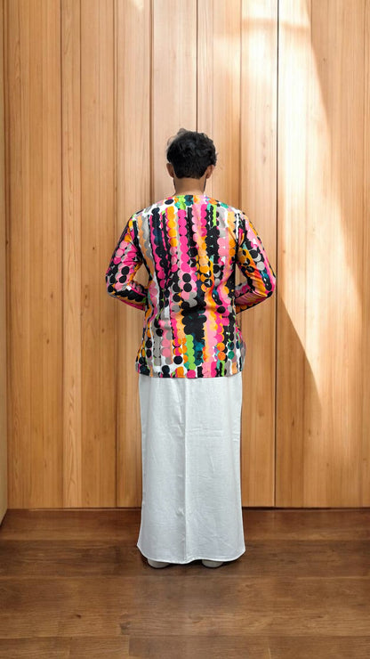 Men’s Abstract Design Casual Kurta