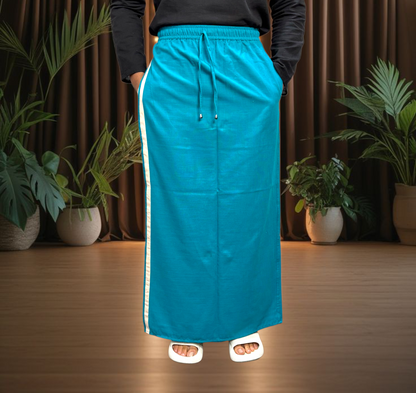 Men's Blue Color With White Stripe Pajamalungi