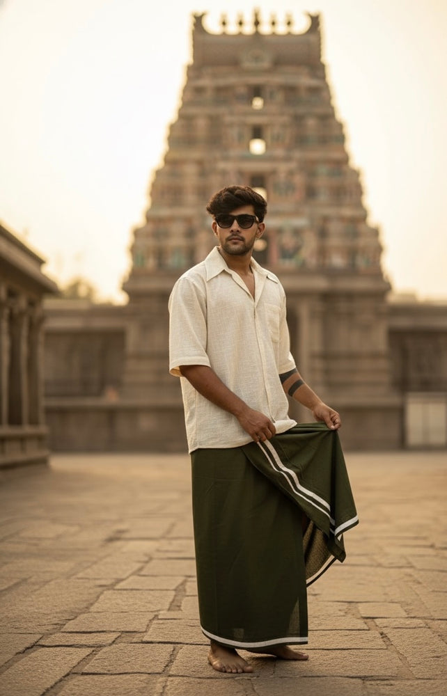 
                      
                        Men's Solid Traditional Half Sleeves Cream Kurta - Limited Edition
                      
                    