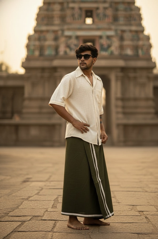 
                      
                        Men's Solid Traditional Half Sleeves Cream Kurta - Limited Edition
                      
                    