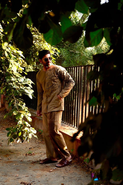 Brown Royal Cotton Pajama